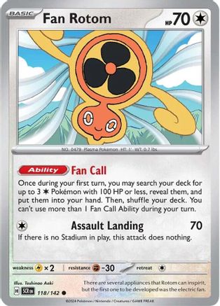 Fan Rotom (118) [Stellar Crown] - Common