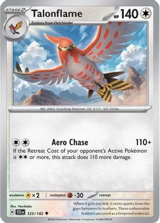 Talonflame (123) [Stellar Crown] - Uncommon
