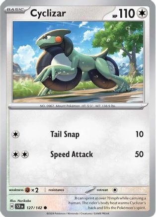Cyclizar (127) Reverse Holofoil [Stellar Crown] - Common