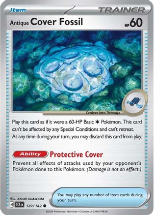 Antique Cover Fossil (129) [Stellar Crown] - Common