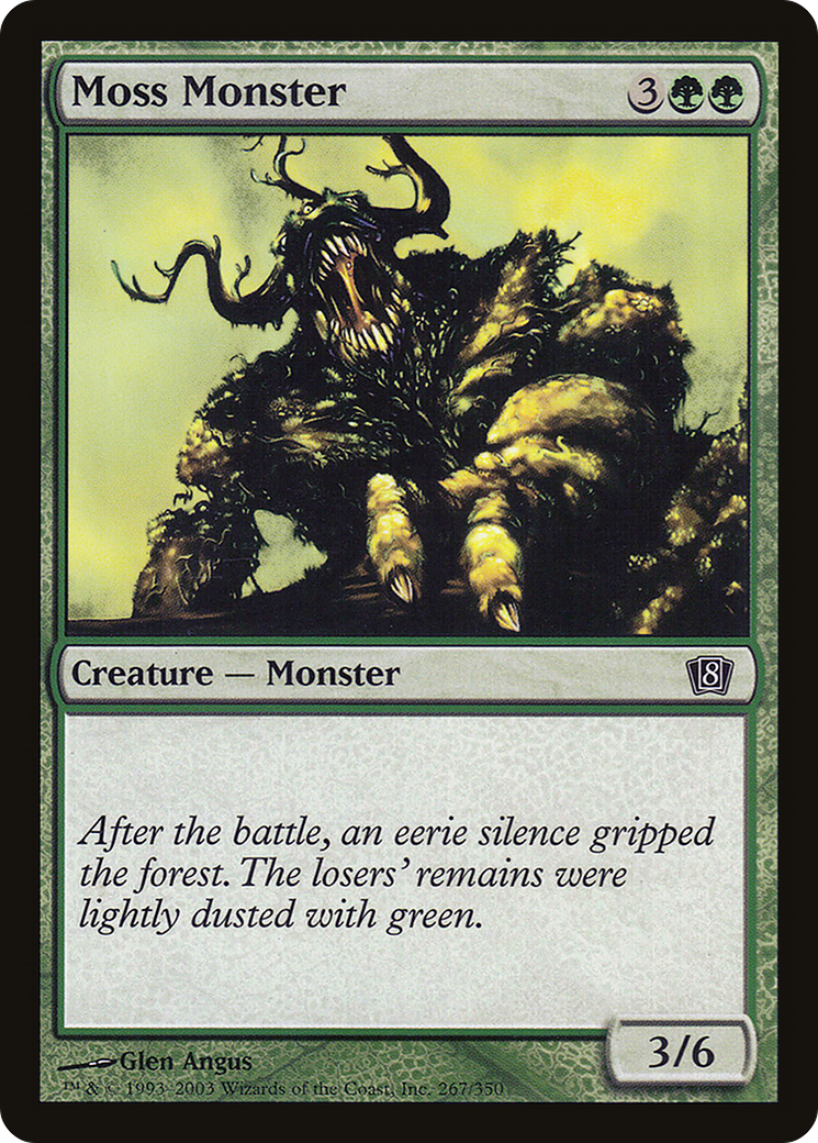 Moss Monster (8ED-267) - 8th Edition Foil