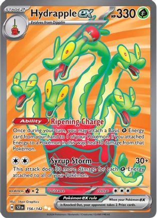 Hydrapple ex (156/142) Holofoil [Stellar Crown] - Ultra Rare