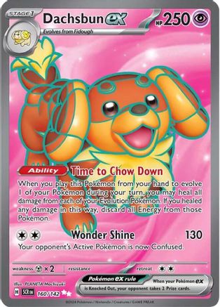 Dachsbun ex (160/142) Holofoil [Stellar Crown] - Ultra Rare