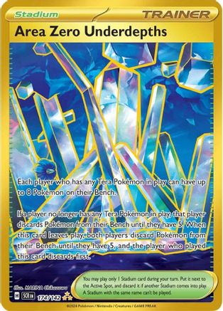 Area Zero Underdepths (174/142) Holofoil [Stellar Crown] - Hyper Rare