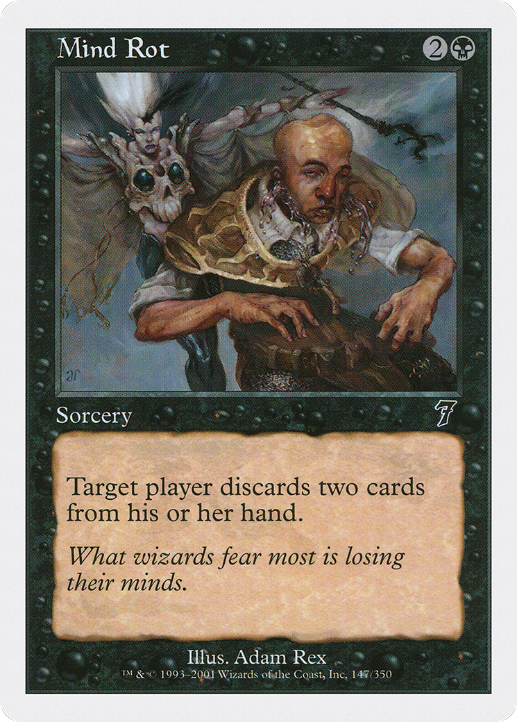 Mind Rot (7ED-147) - 7th Edition Foil