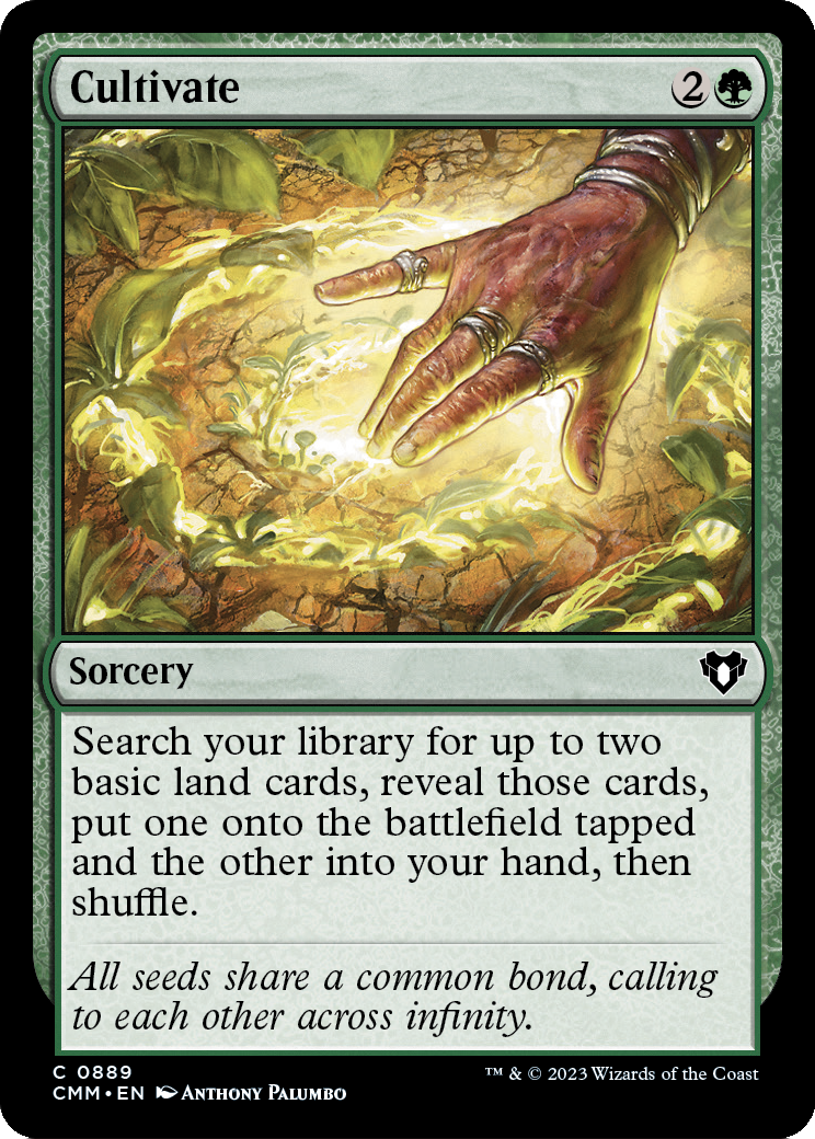 Cultivate (CMM-889) - Commander Masters