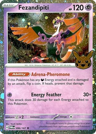 Fezandipiti (Cosmos Holo) (096) Holofoil [Trick or Trade BOOster Bundle 2024] - Holo Rare