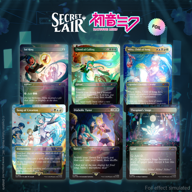 Secret Lair - Hatsune Miku: Digital Sensation Rainbow Foil Edition (Sealed)