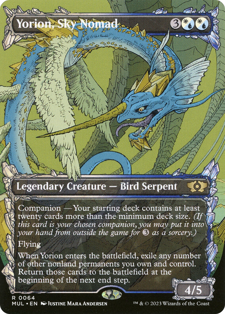 Yorion, Sky Nomad (MUL-064) - Multiverse Legends: (Showcase) (Borderless)