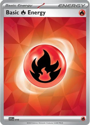 Basic Fire Energy (010) Holofoil [SVE Scarlet & Violet Energies] - Common