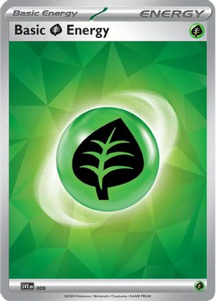 Basic Grass Energy (009) Holofoil [SVE Scarlet & Violet Energies] - Common