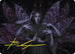 Demonic Counsel Art Card (7/54) (Gold-Stamped Signature) (ASDSK-007) - Art Series: Duskmourn: House of Horror