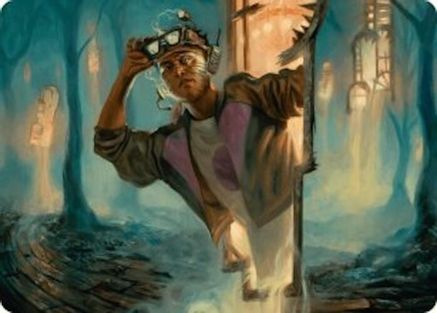 House Cartographer Art Card (ASDSK-015) - Art Series: Duskmourn: House of Horror