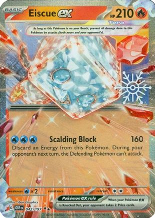 Eiscue ex (Holiday Calendar) (042) Holofoil [Miscellaneous Cards & Products] - Double Rare