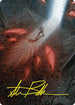 Fear My Authority Art Card (Gold-Stamped Signature) (ASDSK-049) - Art Series: Duskmourn: House of Horror