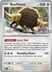 Bouffalant (Prerelease) [Staff] (136) Holofoil [SV Scarlet & Violet Promo Cards] - Promo