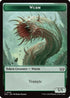Wurm (0019) // Insect (0010) Double-Sided Token (DSC-19 // 10) - Commander: Duskmourn: House of Horror