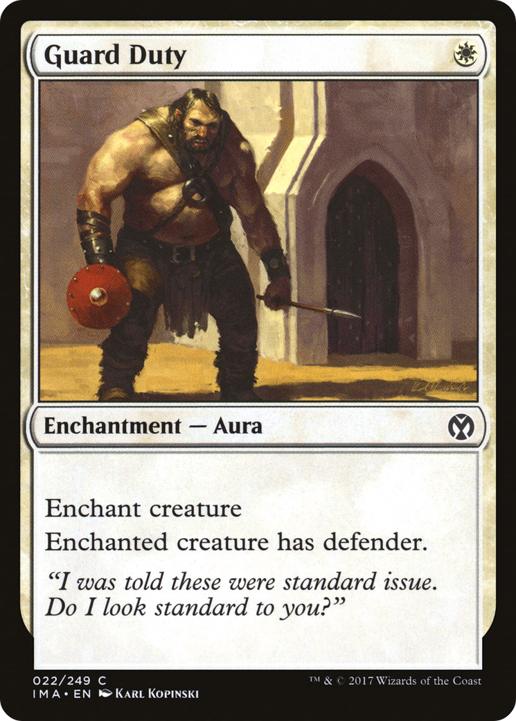 Guard Duty (IMA-022) - Iconic Masters Foil