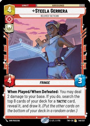Steela Gerrera - Beloved Tactician (146/257) - Twilight of the Republic