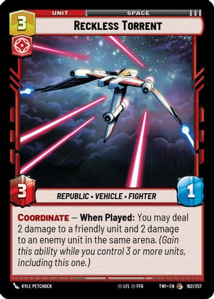 Reckless Torrent (162/257) - Twilight of the Republic