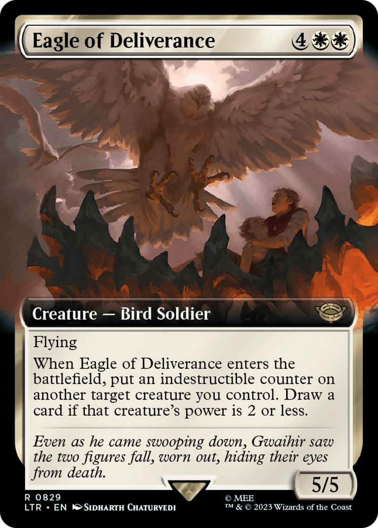 Eagle of Deliverance (Extended Art) (LTR-829) - The Lord of the Rings: Tales of Middle-earth: (Extended Art)