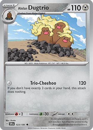 Alolan Dugtrio (123/191) [Surging Sparks] - Uncommon