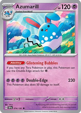 Azumarill (074) [Surging Sparks] - Uncommon