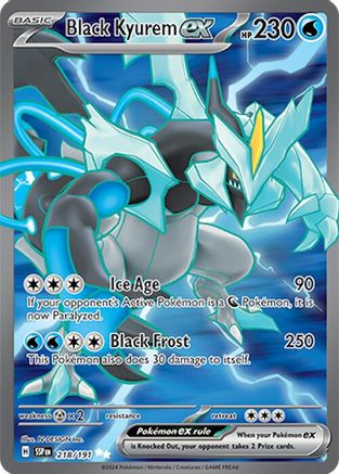 Black Kyurem ex (218/191) Holofoil [Surging Sparks] - Ultra Rare