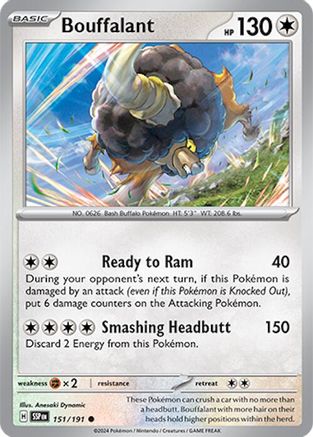 Bouffalant (151) [Surging Sparks] - Common