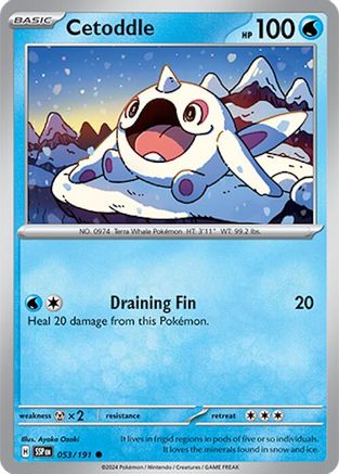 Cetoddle (053) Reverse Holofoil [Surging Sparks] - Common