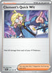 Clemont's Quick Wit (167/191) Reverse Holofoil [Surging Sparks] - Uncommon