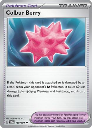 Colbur Berry (168) Reverse Holofoil [Surging Sparks] - Uncommon
