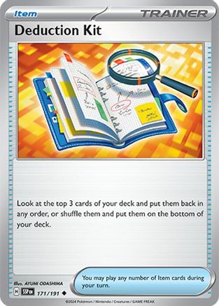Deduction Kit (171) Reverse Holofoil [Surging Sparks] - Uncommon