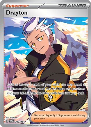 Drayton (232/191) Holofoil [Surging Sparks] - Ultra Rare