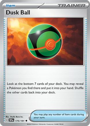 Dusk Ball (175) Reverse Holofoil [Surging Sparks] - Uncommon