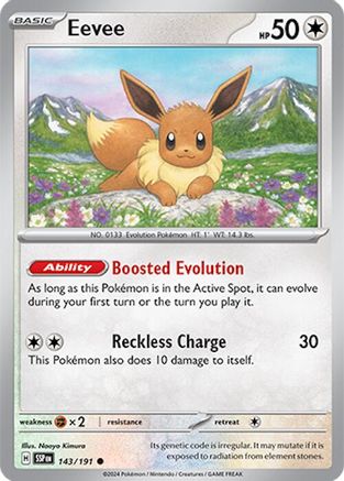 Eevee (143) Reverse Holofoil [Surging Sparks] - Common