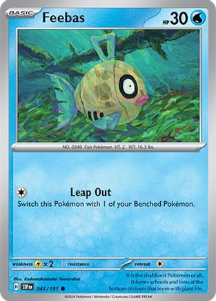Feebas (041/191) Reverse Holofoil [Surging Sparks] - Common