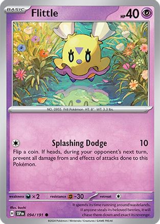 Flittle (094) Reverse Holofoil [Surging Sparks] - Common