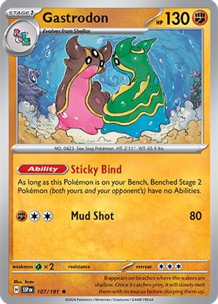 Gastrodon (107) Holofoil [Surging Sparks] - Rare