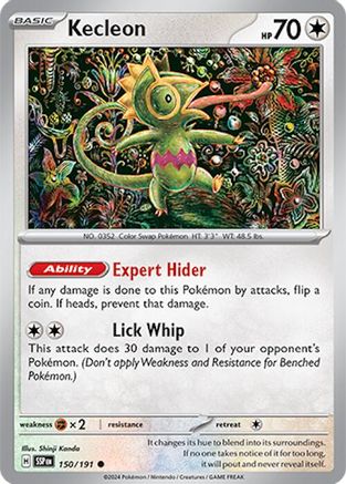 Kecleon (150/191) Reverse Holofoil [Surging Sparks] - Common