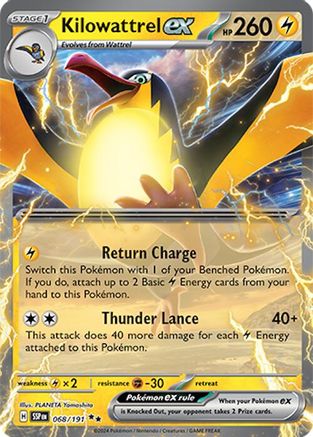 Kilowattrel ex (068) [Surging Sparks] - Double Rare