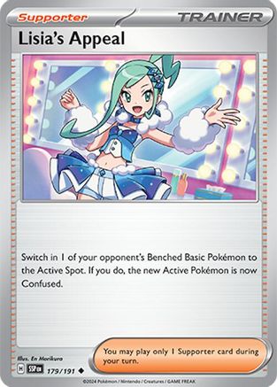 Lisia's Appeal (179/191) Reverse Holofoil [Surging Sparks] - Uncommon