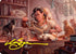 Cat Collector Art Card (1/54) (Gold-Stamped Signature) (ASFDN-001) - Art Series: Foundations