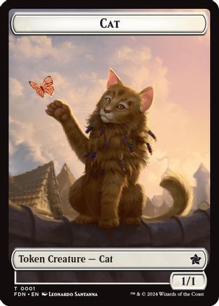 Cat (0001) // Cat (0002) Doubled-Sided Token (FDN-1 // 2) - Foundations