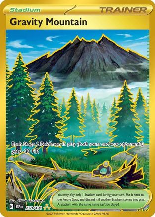 Gravity Mountain (250/191) Holofoil [Surging Sparks] - Hyper Rare