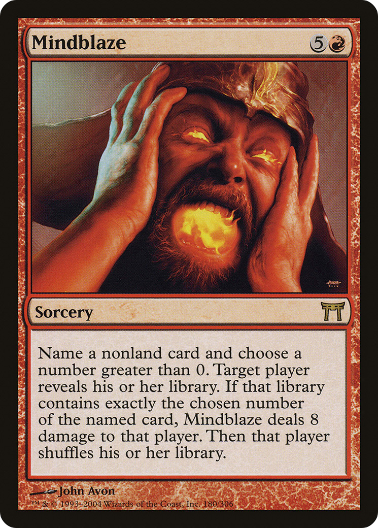 Mindblaze (CHK-180) - Champions of Kamigawa