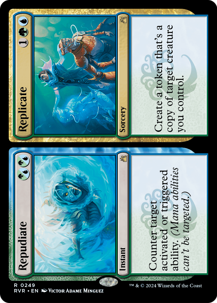 Repudiate // Replicate (RVR-249) - Ravnica Remastered Foil