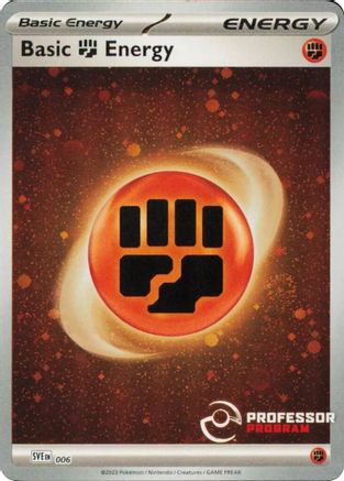 Fighting Energy (2023) (006) Holofoil [Professor Program Promos] - Promo
