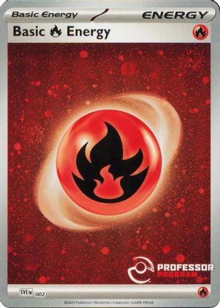 Fire Energy (2023) (002) Holofoil [Professor Program Promos] - Promo
