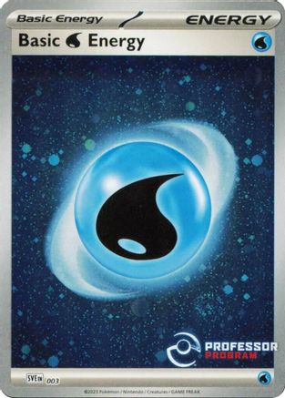 Water Energy (2023) (003) Holofoil [Professor Program Promos] - Promo
